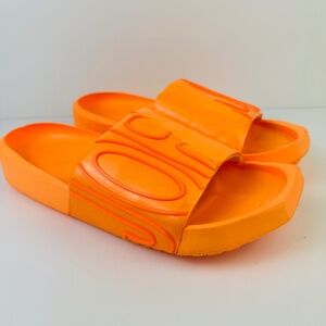 Jordan Nike Nola Bright Citrus Orange Slides Sandals CZ8027-800 Women's Size 9